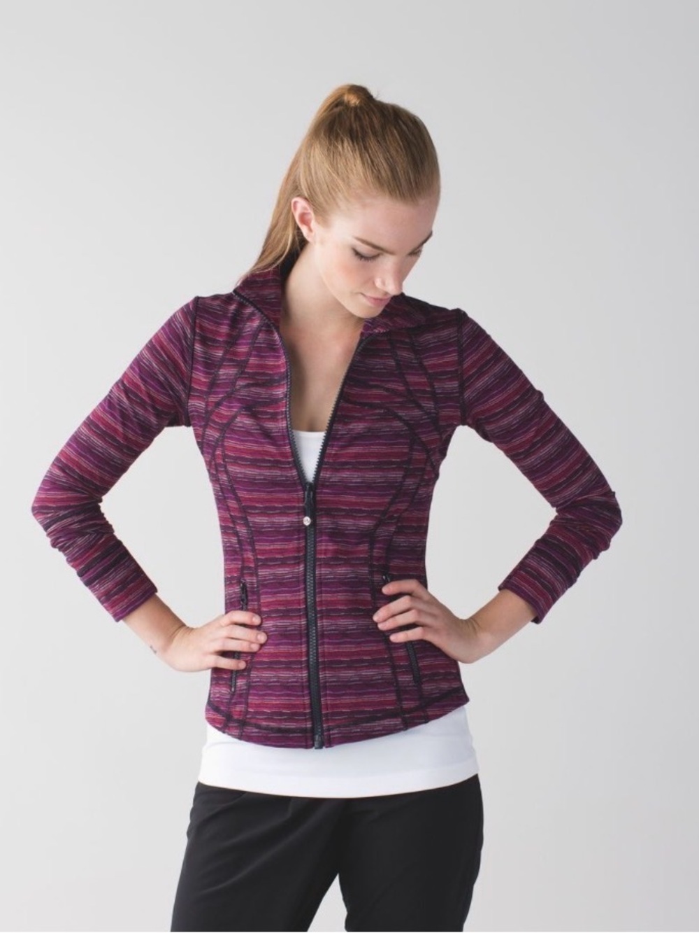 Lululemon Define Jacket Space Dye Twist Regal Plum Alarming
